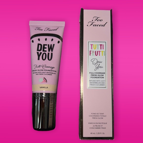 TOO FACED Tutti Frutti DEW YOU full coverage fresh glow makeup NIB